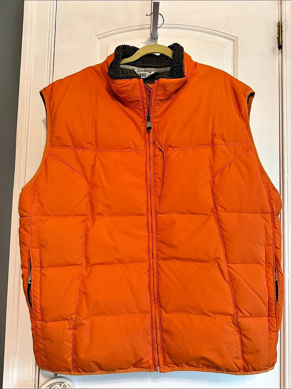 Gap Orange Puffer Vest XXL